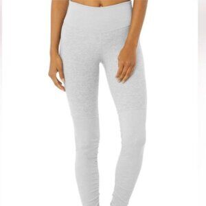 Alo Yoga High-Waisted Alosoft Goddess Legging – Zinc Heather – Size XS